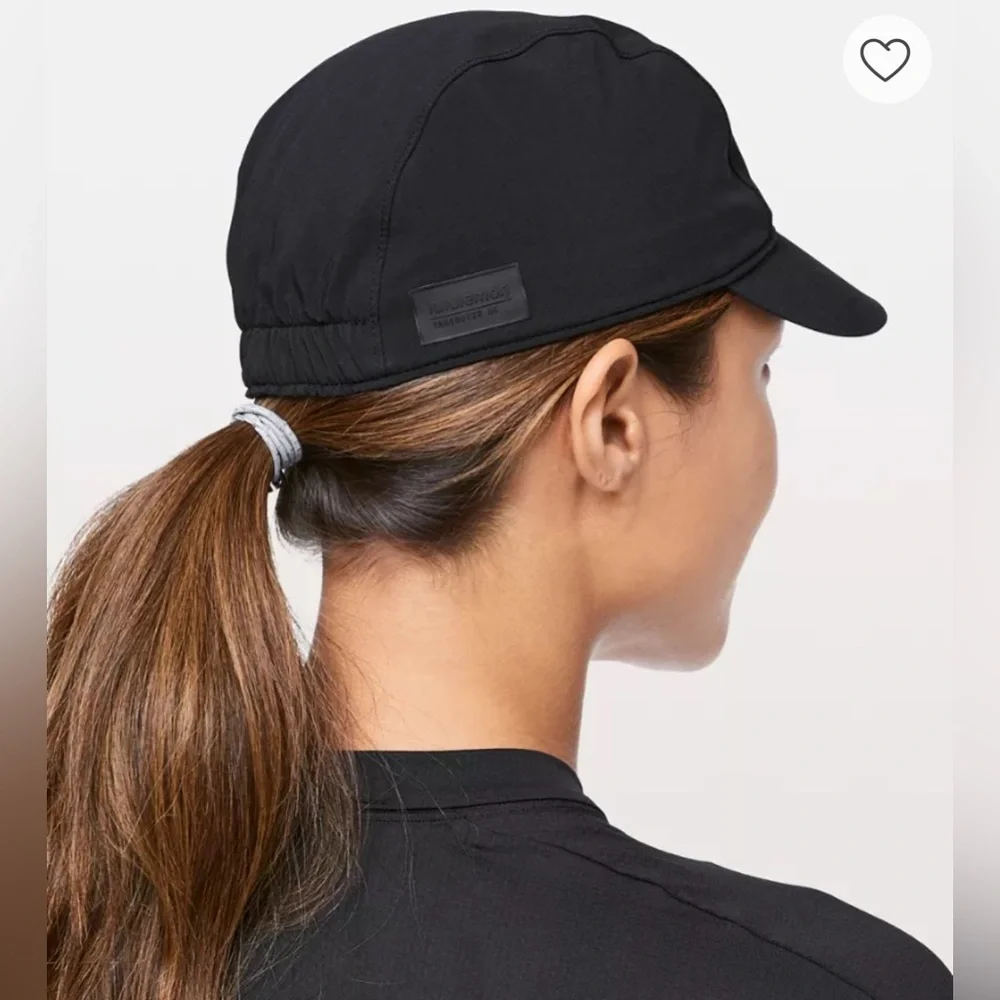 🆕 LULULEMON City to Summit Cycling Cap Black Poseidon NWT
